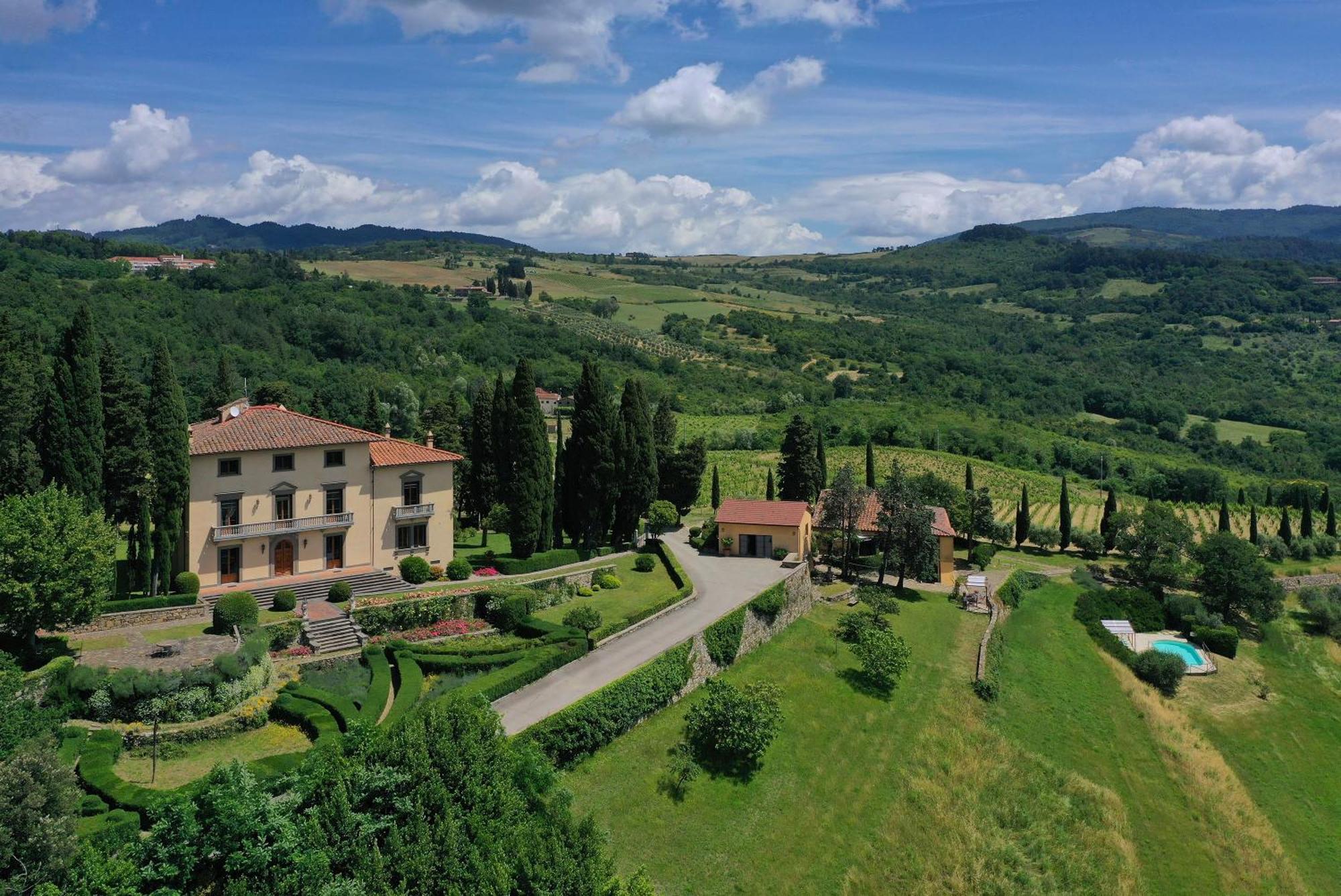Villa Ortaglia Estate Vaglia  ภายนอก รูปภาพ
